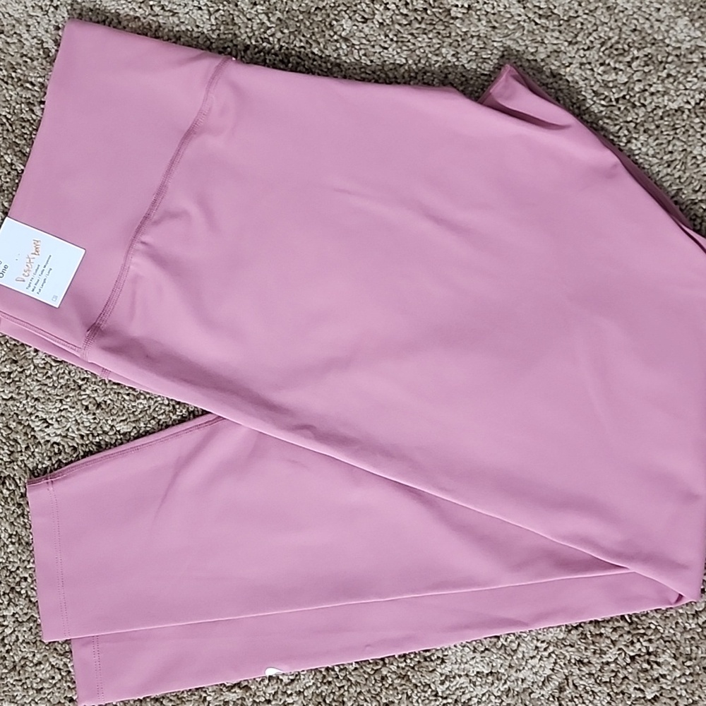 New Nike Women's Dri-Fit XXL Tall Training Workout Capri in Desert Pink